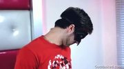 Great looking guy jerking his penis