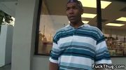 Black thug riding some white cock