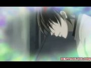 Anime gay sex action with his lover