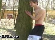 Cute European twinks fucking and jerking