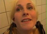 Young Blonde Fucked In The Toilet Room