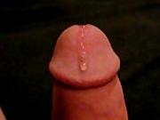 Precum dripping slowly down..