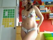 Sexy Teen Stripping on Webcam