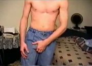 Blonde Guy Jerking Off