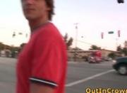Hot straight hunks get outed in public
