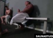 Gays sucking cocks in sauna
