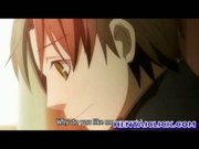 Anime gay having a hot kiss and sex