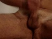Masturbation with cum