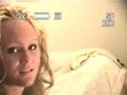 Blonde blowjob and facial