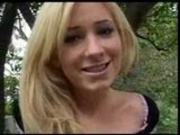 blonde chick fucked by 2 cocks