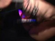 Busty MILFs do dildo show in sex club