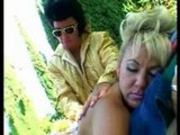 Hot mom nailed by Elvis Presley look alike