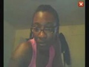 Black girl on Camfrog webcam