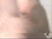 Lucky guy gets a blowjob in the shower