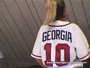 Sweet Georgia Braves Jersey Full Nude Striptease