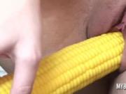 Masturbate With Corn Vibrator Melissa Mandlikova