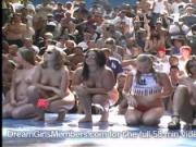 Wives Go Wild In Bikini Contest At A Nudist Resort