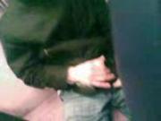 Man jerking off behind me