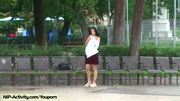 Jarka - Hot Public Nudity With Sweet Brunette