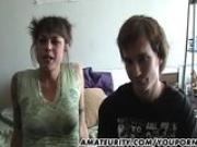 Amateur girlfriend fucks with cumshot on her hot ass