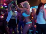 Dancing cuties fucking in public