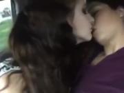 BFF First Time Lesbian lovers in my car Ft Lauderdale Lesbians Part1