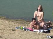 PUBLIC BEACH Suck and Fuck CAUGHT On CAMERA