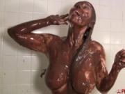 PORNSTARPLATINUM Mindi Mink Covered in Goo In Dirty Shower
