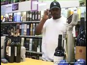 Black Guy Shoves His Fat Dick In White Girl