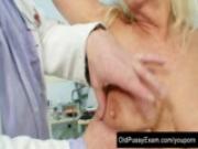 Mature granny Dorota gyno speculum exam