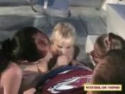3 Party Girls sharing 1 cock
