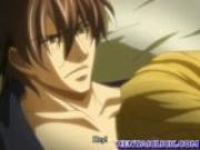Hentai gay anal sex and love in bed