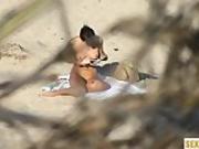 Spycam nude Woman on the Beach
