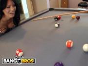 BANGBROS - Zoey Holloway Plays With Rico Strong's Big Black Pool Stick Dick