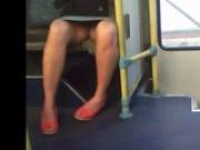 Upskirt en el omnibus - Uruguay