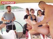 LETSDOEIT - Spanish Teen Gets TORTURED and Fucked On A Boat