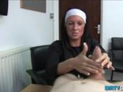 Real brit nun punishing hard cock