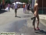 Spectacular public nudity with crazy vanessa