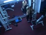 Voyeur angle of sex in the gym - Latin-Hot