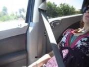 Katia Kit Masturbating in Car