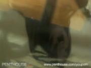3 Horny Lesbians Kissing and having some Dildo fun