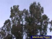 Taxi Driver Seducing Hot Julian