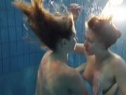 Duna and Nastya horny underwater lesbians