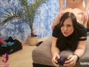 MyDirtyHobby - Chubby teen fucked and facialized while playing video games