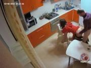 Real Amateur Couple Has Quick Sex In The Kitchen