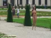 Nice hot babes naked in public streets