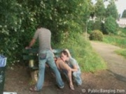 PUBLIC PARK THREESOME 