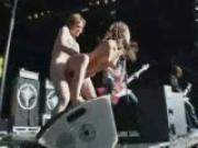 Fuck on stage music ass boobs guitar