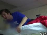 Chick gets jizz on face