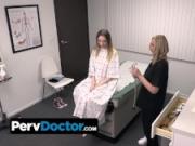 Sweet Babe Fucked By Horny Doctor And His Nurse Assistant